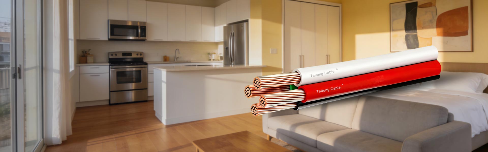 Стаціонарна прокладка проводів житлового будинку